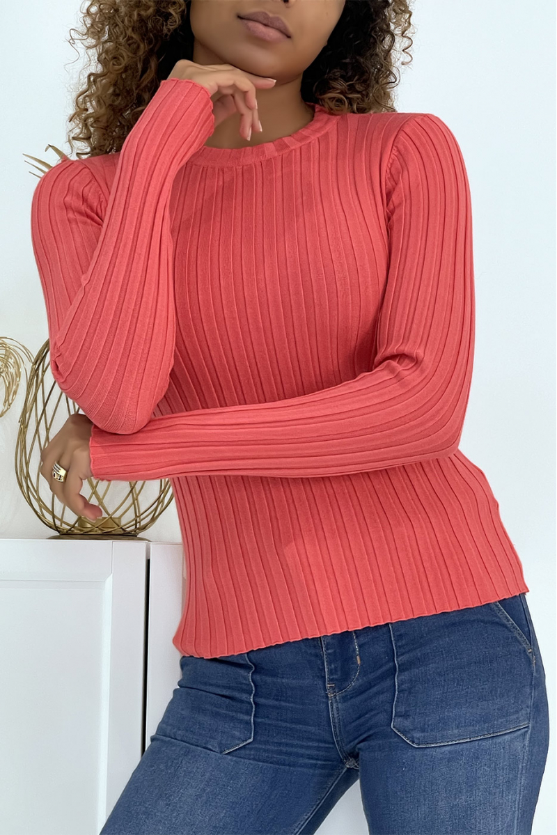 Very soft coral sweater - 5