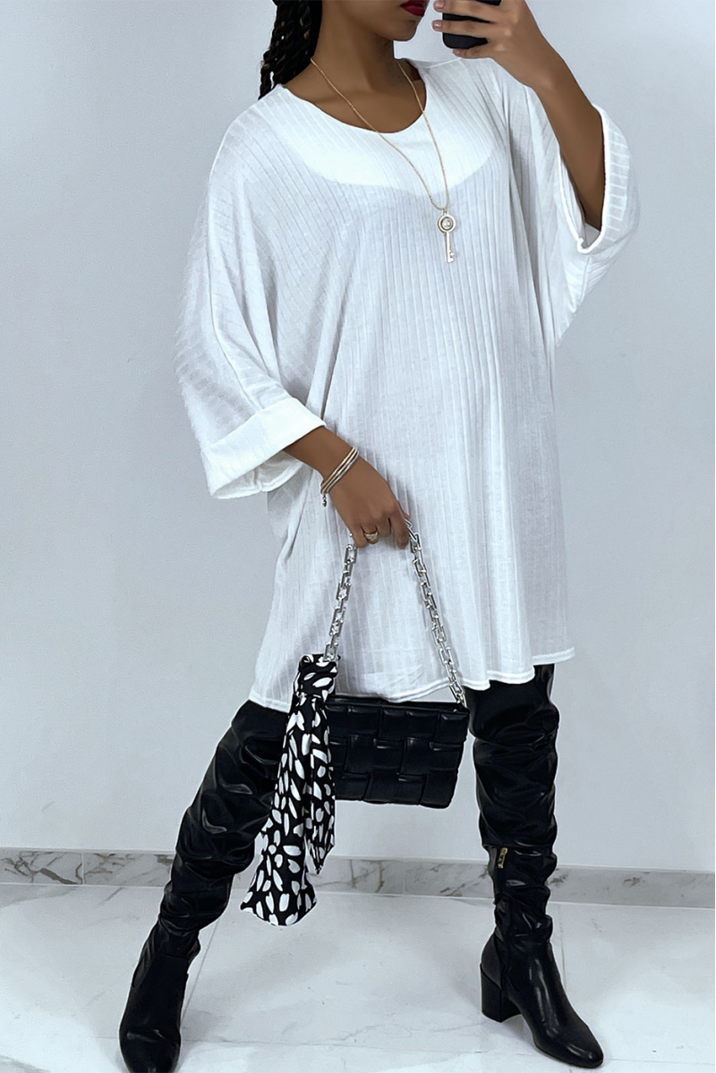 Oversized witte damestrui - 2 Oversized witte damestrui - 2