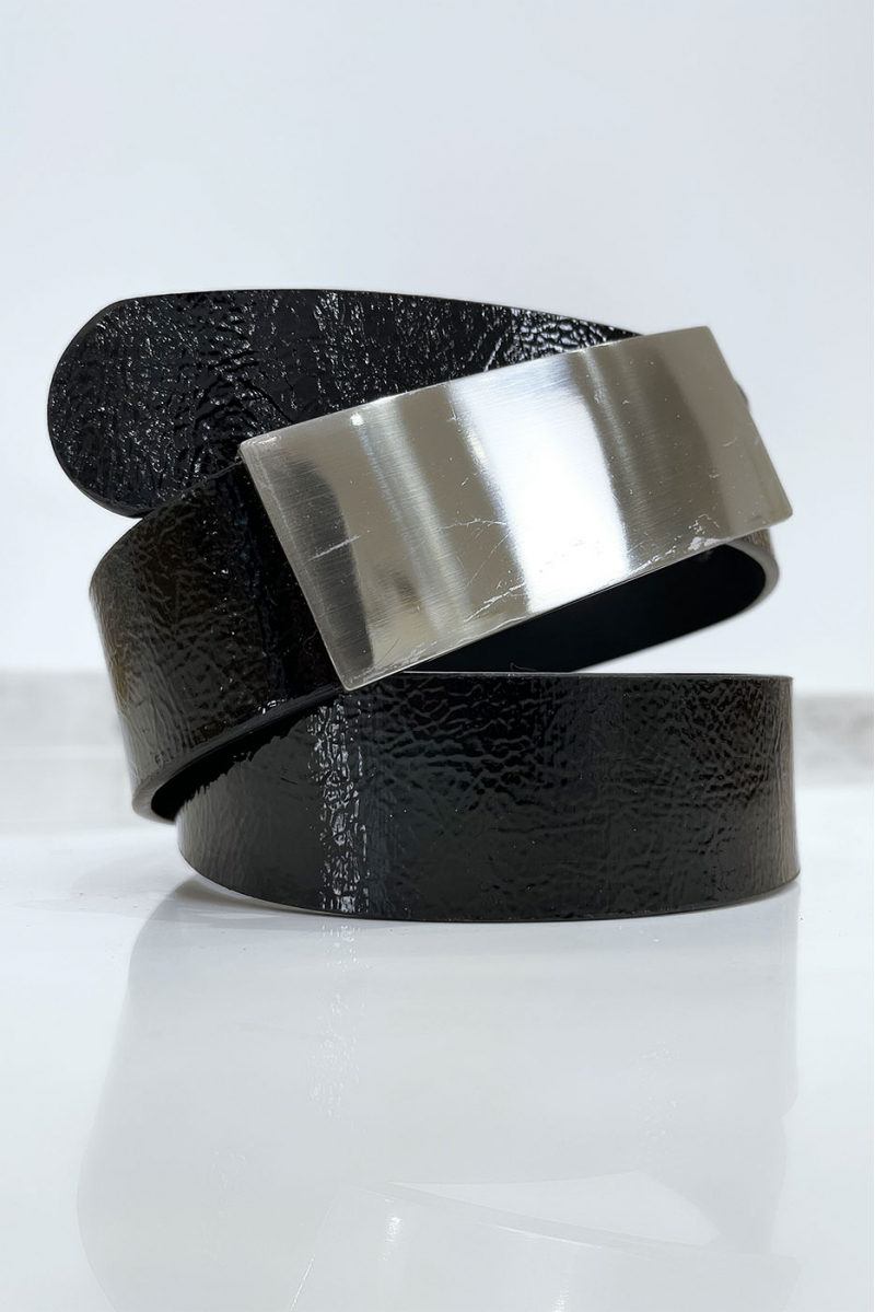 Black belt with silver buckle - 8