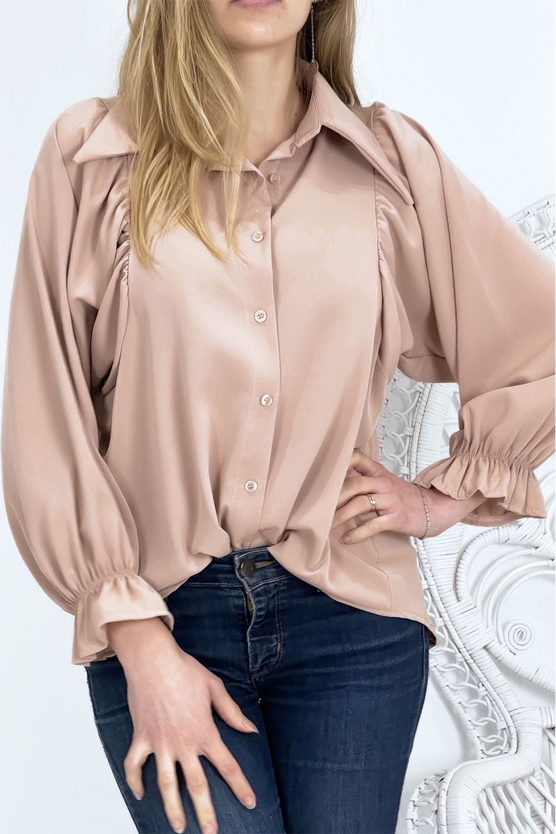 Cheap dusty pink shirt - 1