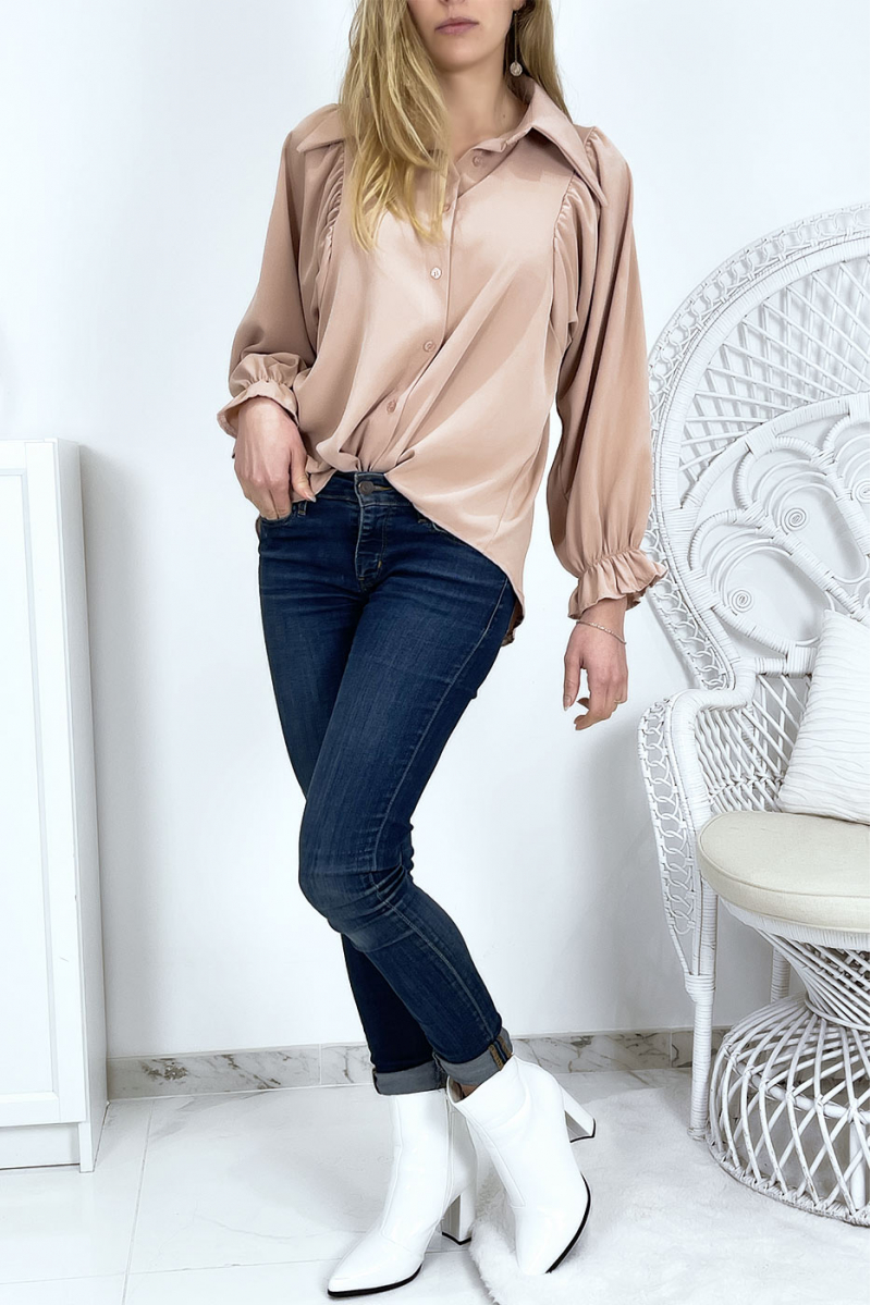 Cheap dusty pink shirt - 4
