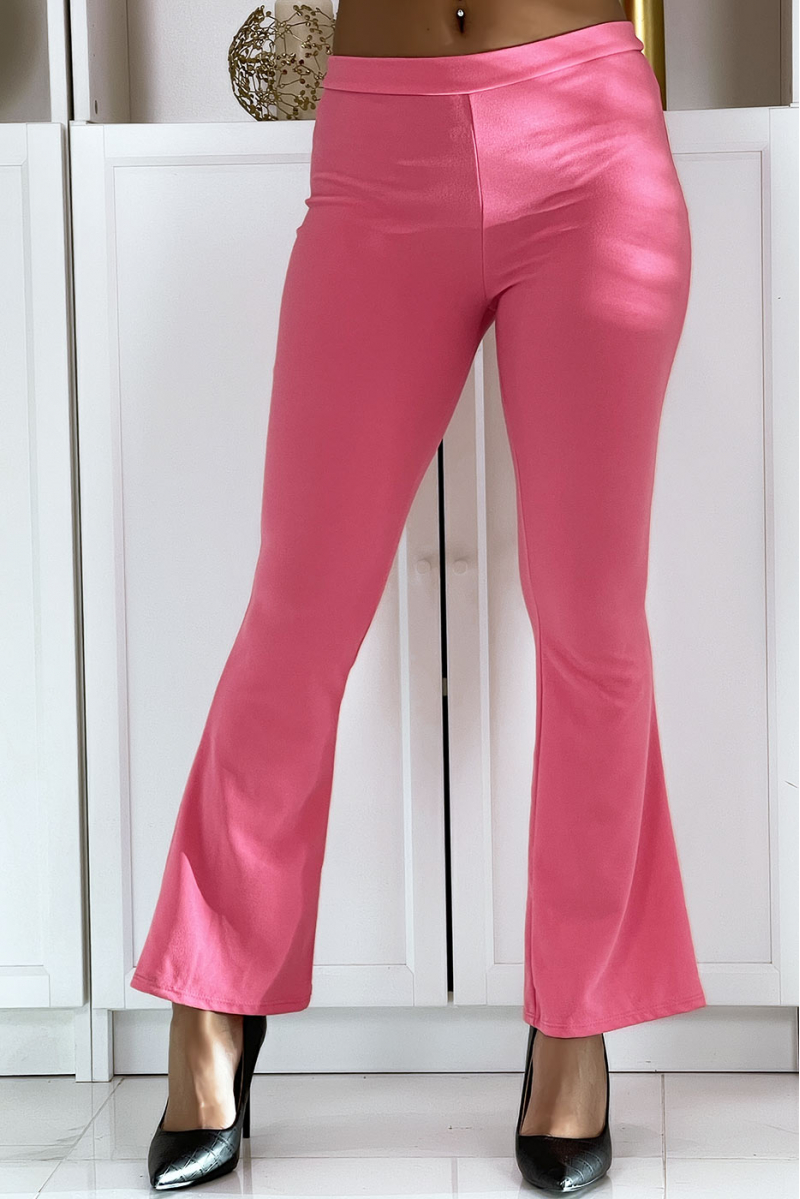 Pink Skinny Flare Pants - 5