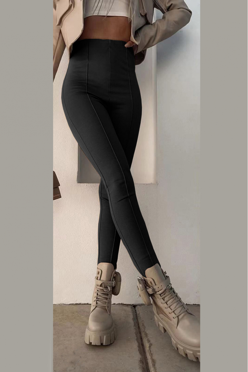 Black stirrup leggings - 1 Black stirrup leggings - 1