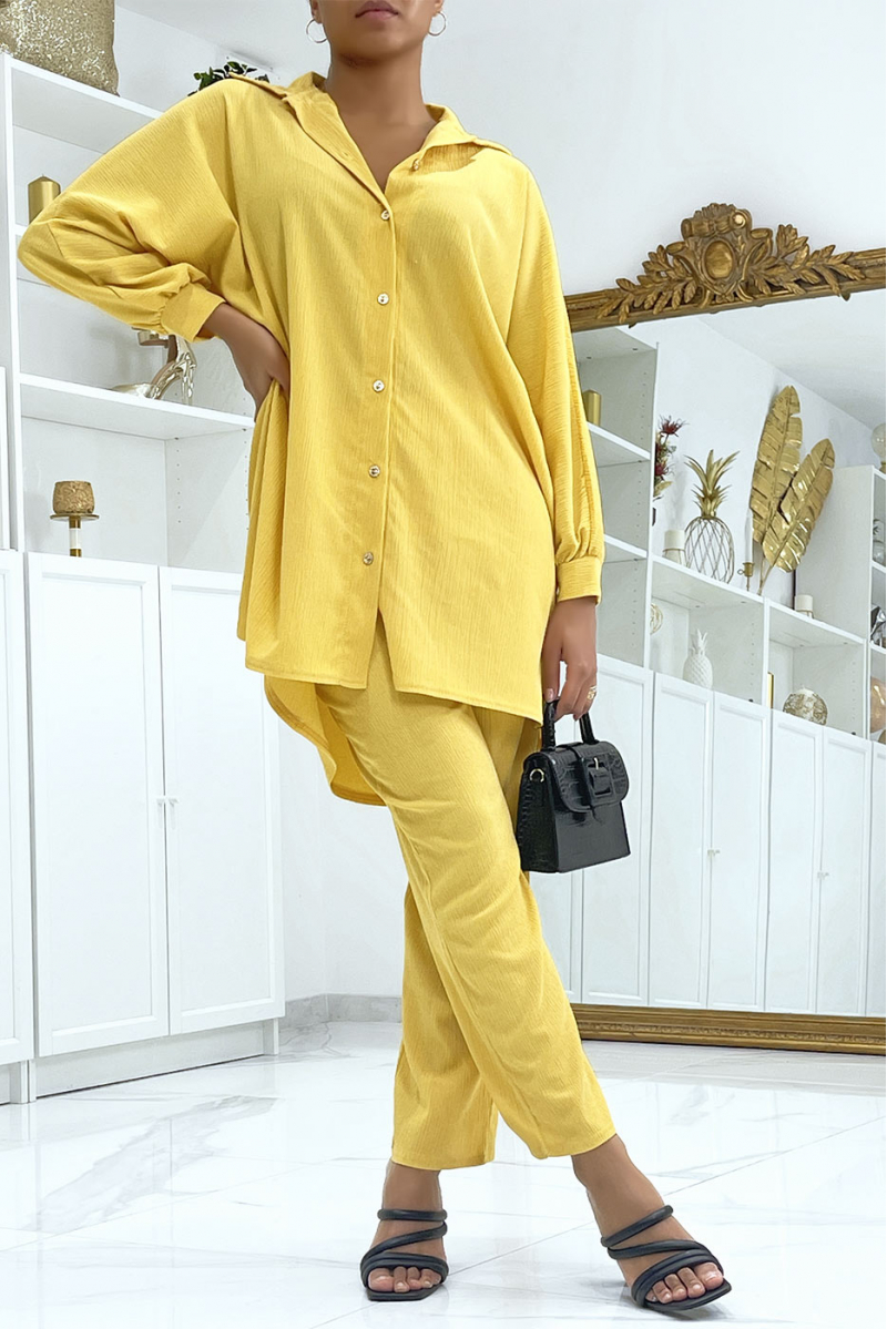 Oversized shirt and yellow pants set - 3 Oversized shirt and yellow pants set - 3