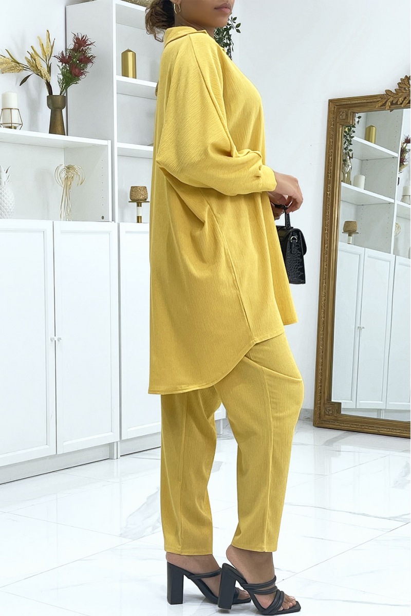 Oversized shirt and yellow pants set - 4 Oversized shirt and yellow pants set - 4