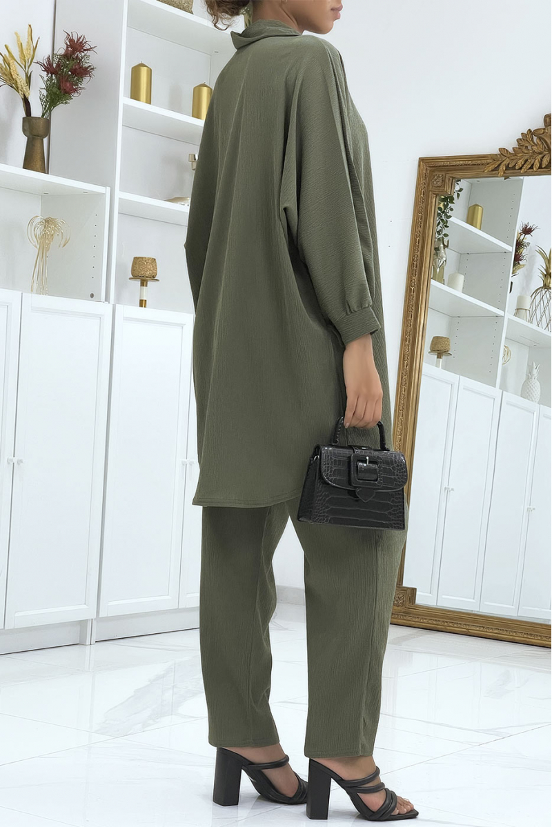 OvEE size shirt and khaki pants set - 4 OvEE size shirt and khaki pants set - 4