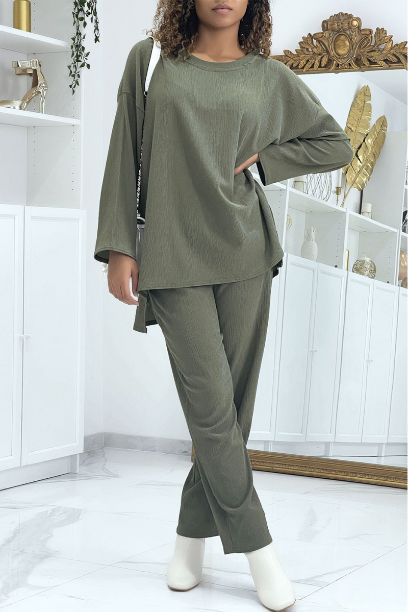 Ensemble fluide kaki - 2