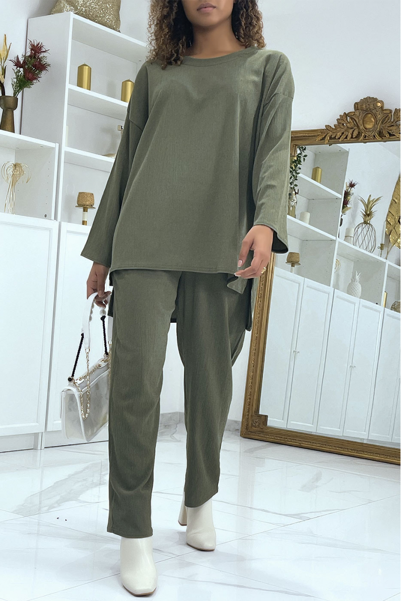 Ensemble fluide kaki - 3