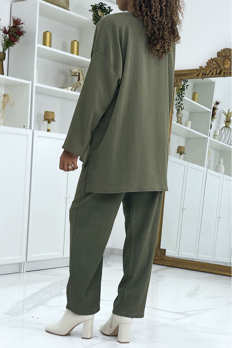 Ensemble fluide kaki - 5