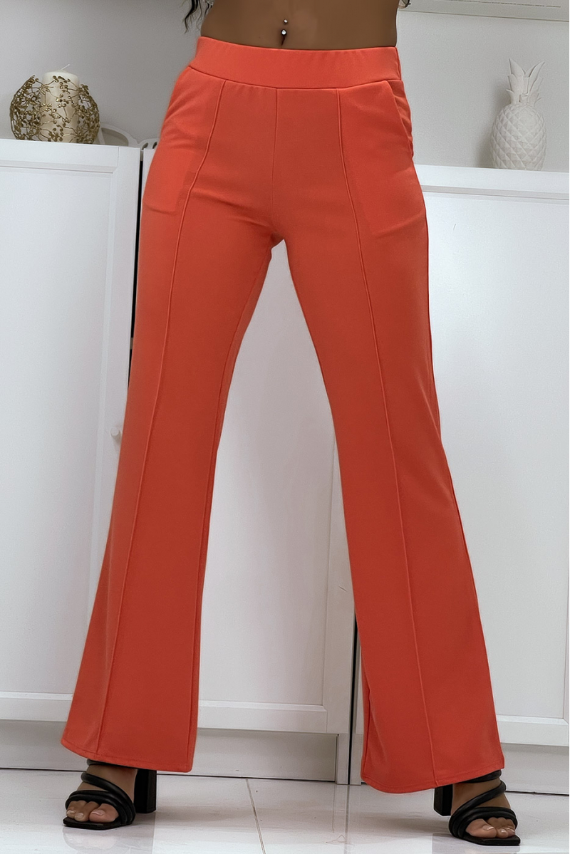 Coral flared pants - 4