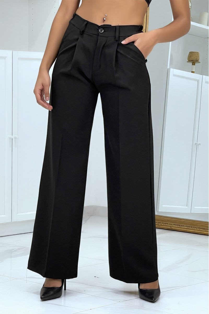 Black flared tailored pants - 5