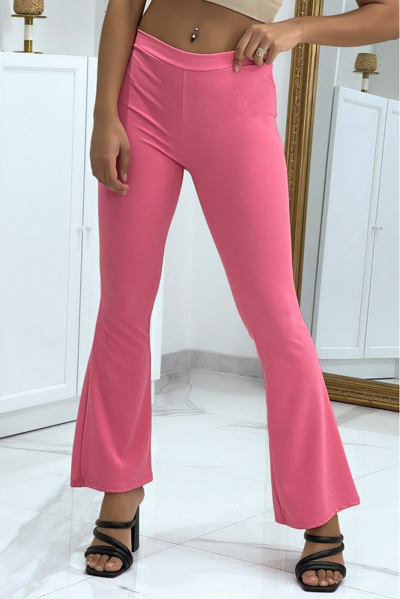 Pink Skinny Flare Pants - 8