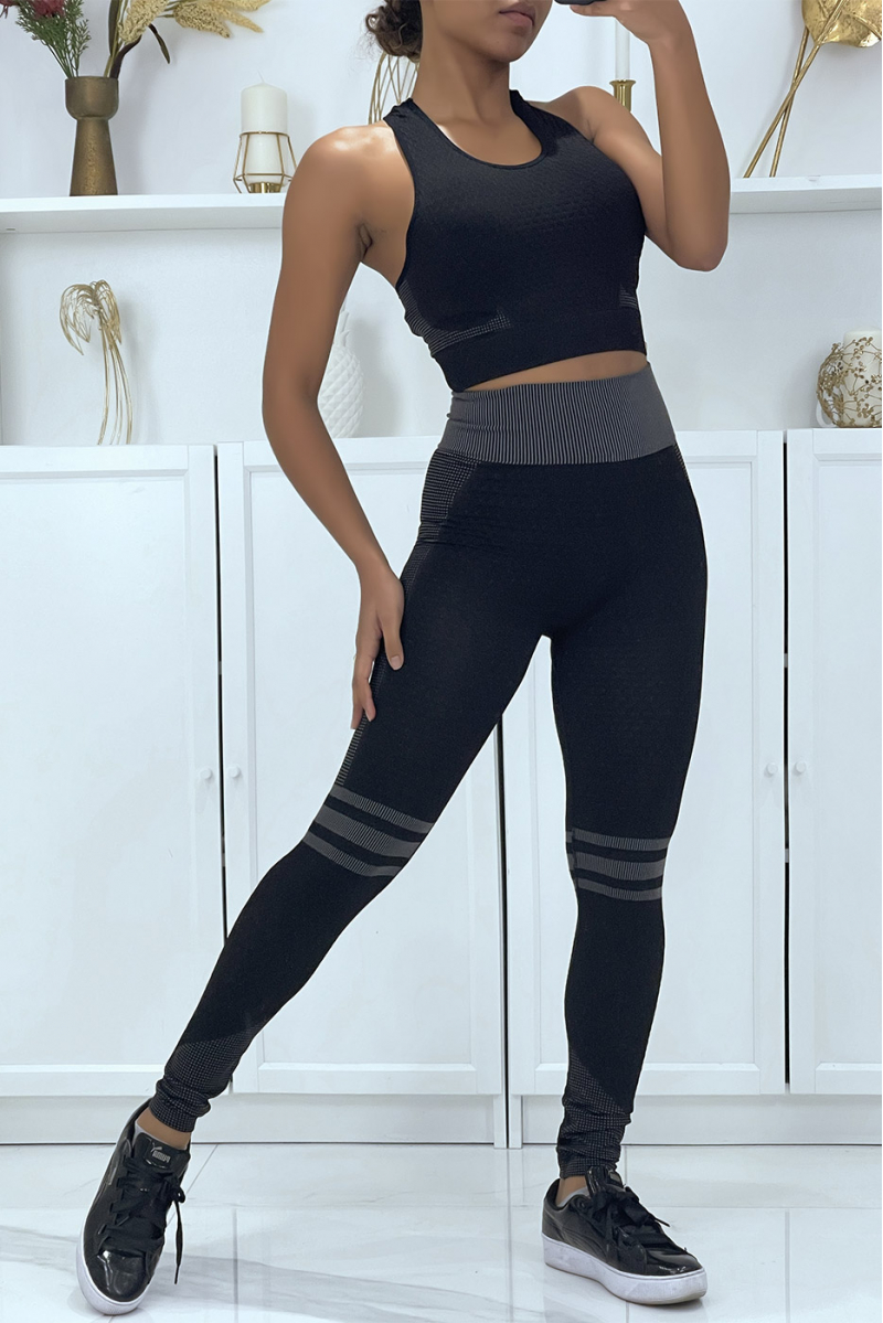 Ensemble de sport noir pas chère - 2