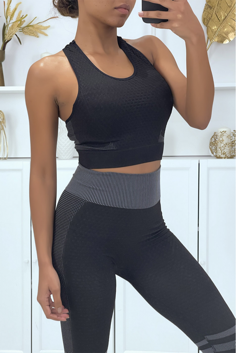 Ensemble de sport noir pas chère - 3