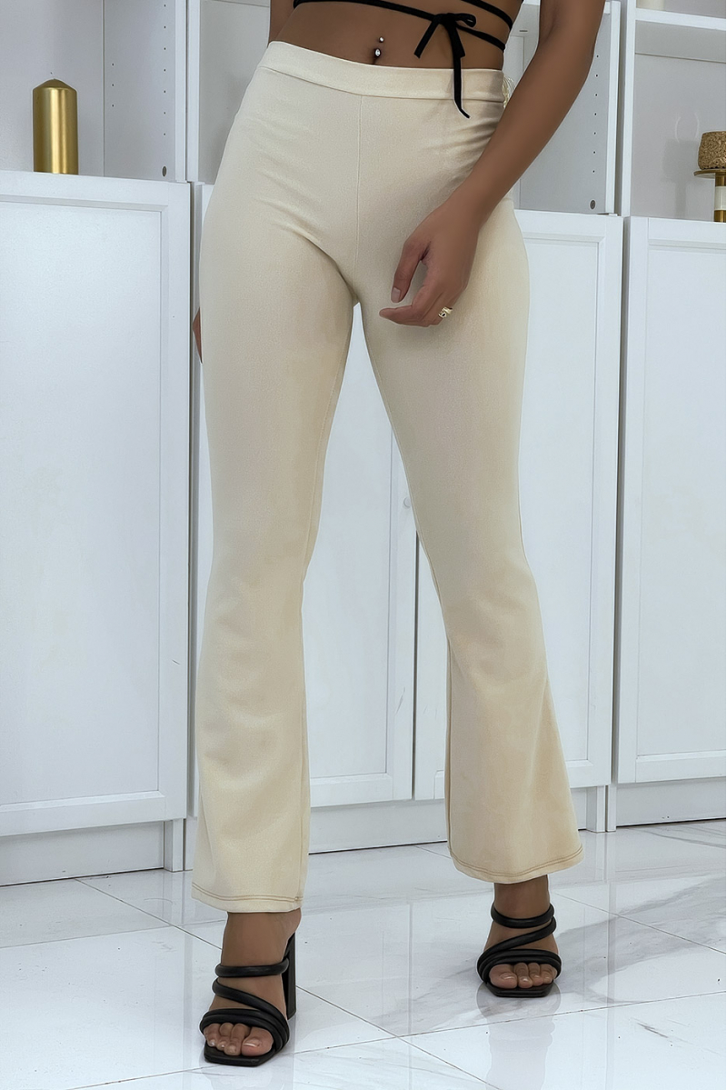 Beige flared skinny pants - 2