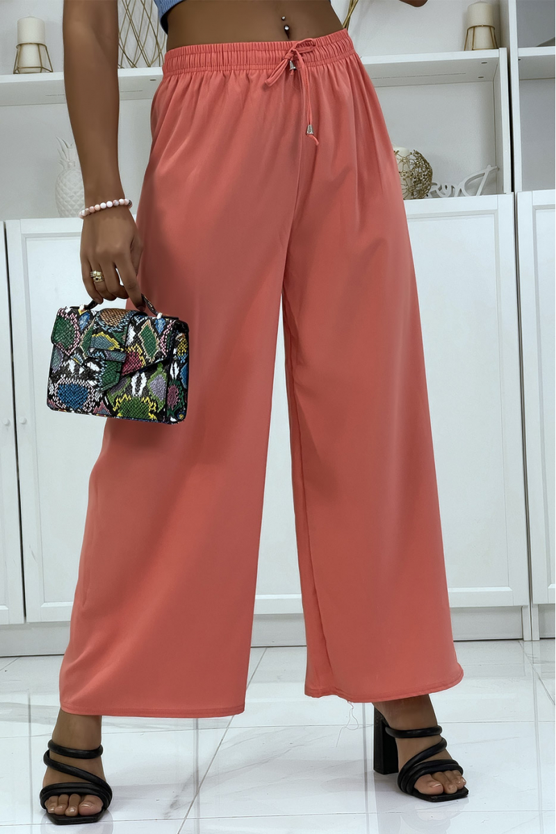 Coral palazzo pants very comfortable to wear - 2