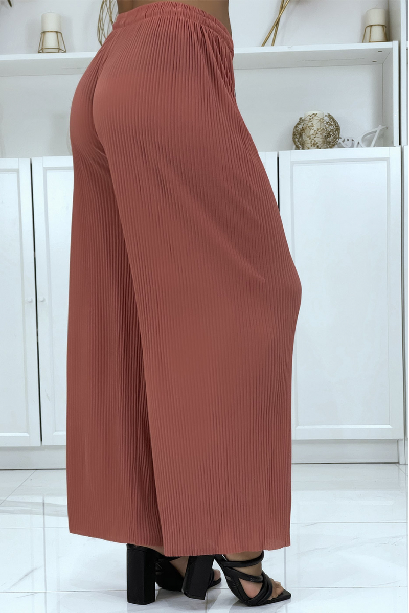 Coral flowing accordion pants - 4 Coral flowing accordion pants - 4