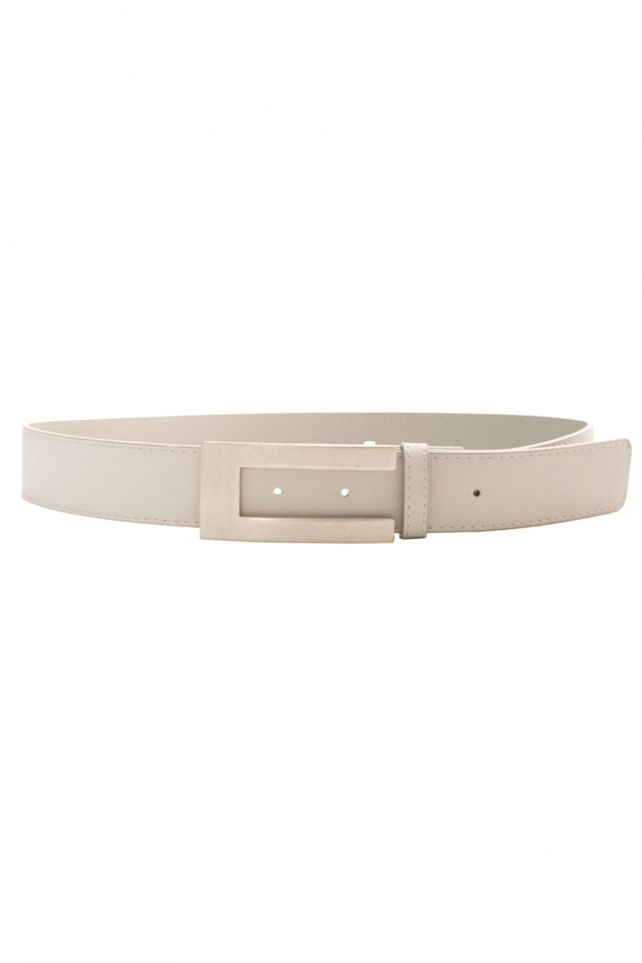 Ceinture PVC Grise boucle argent. SG0731 - 3