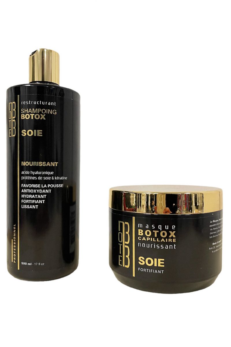Kit shampoing 500 ML et masque 500 ML Botox Protéine de Soie - 1