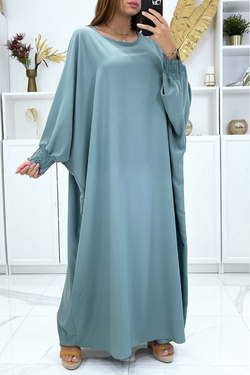 LoLLue abaya vert d'eau très ample avec élastique aux manches - 3 LoLLue abaya vert d'eau très ample avec élastique aux manches - 3
