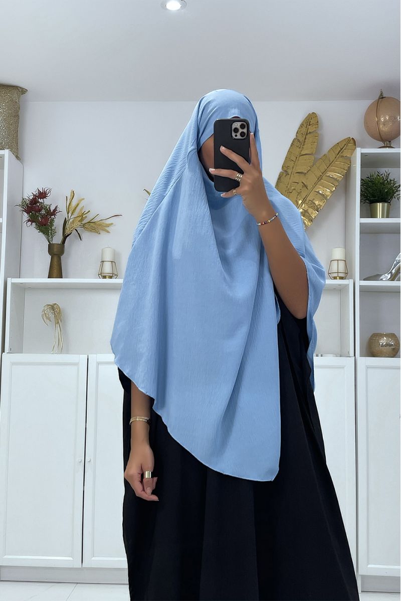 Zeer grote turquoise sjaal - 3