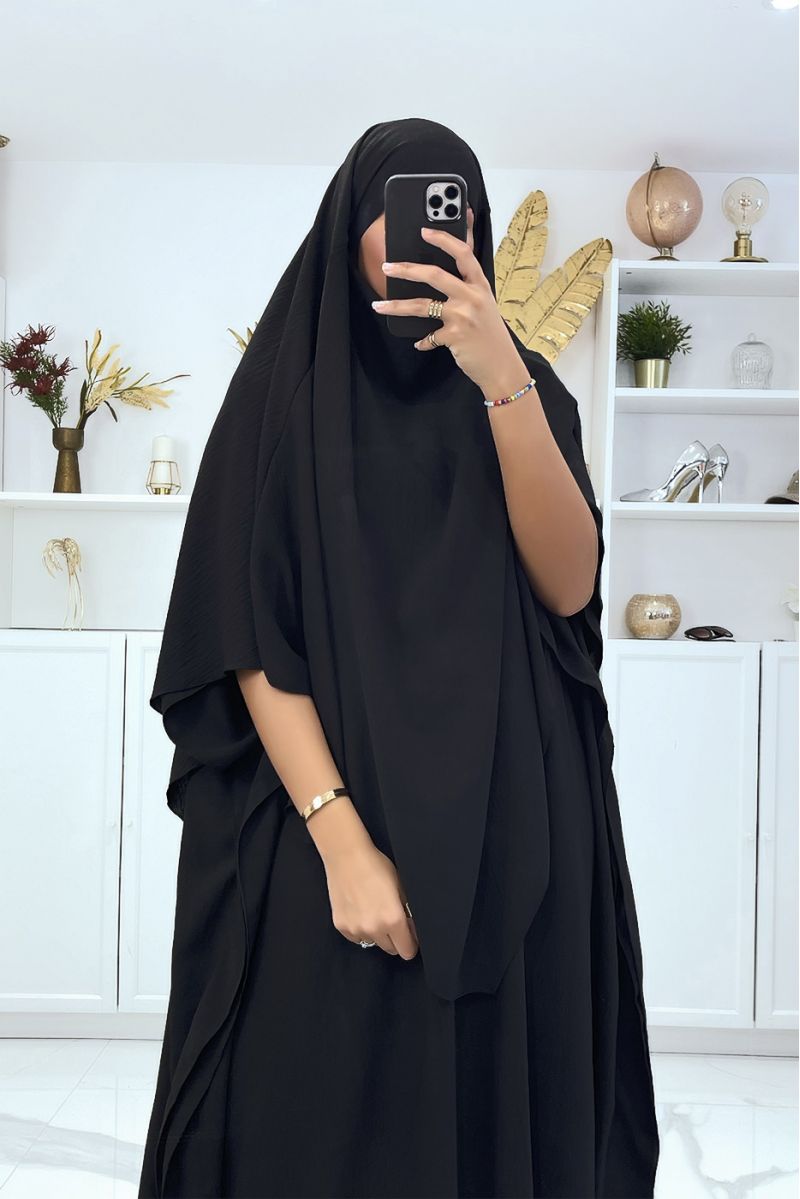 Very large black scarf - 1
