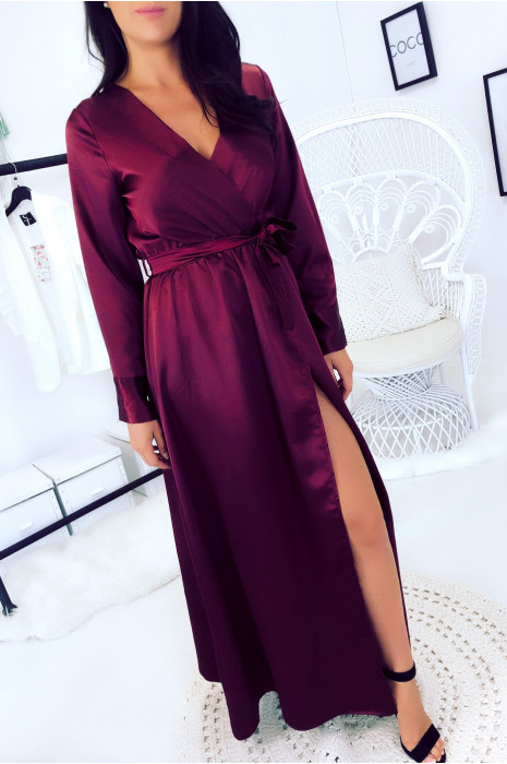 robe cache coeur longue