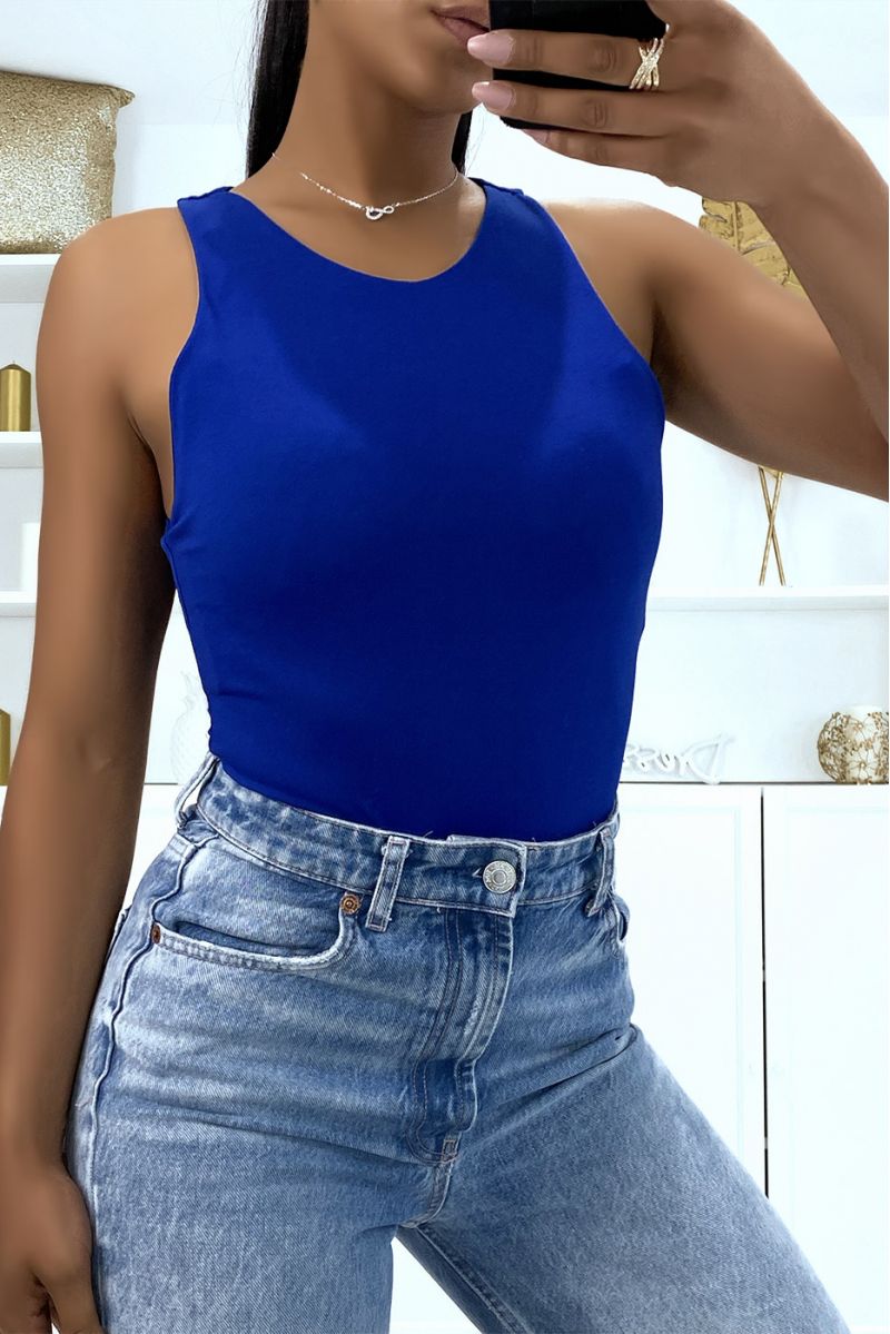 Very stretchy royal marcel bodysuit lined at the bust - 2