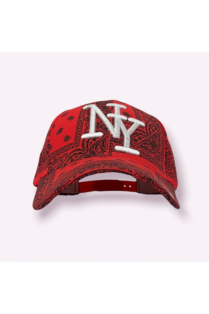 Kith New Era Yankees Deconstructed Bandana Low Profile Cap Pyre