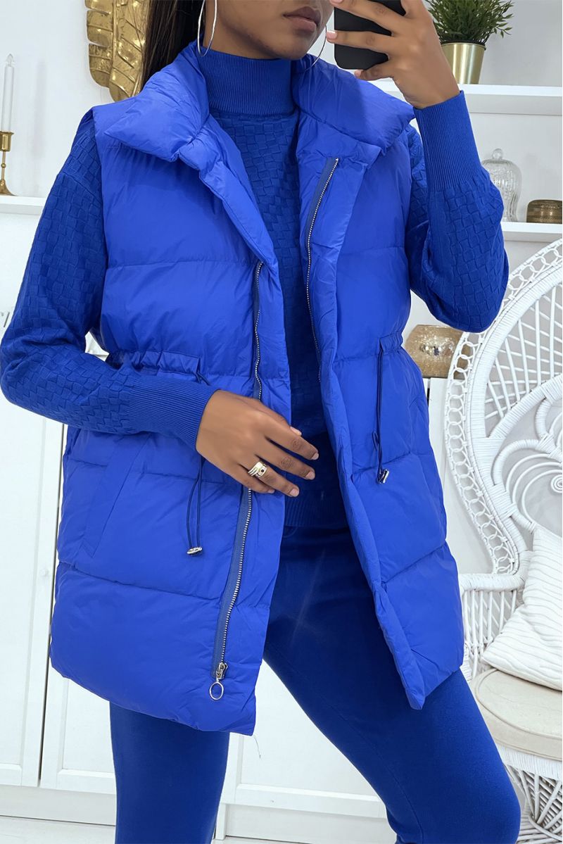 3-piece winter set royal down jacket and ribbed jogging pantsCasual chic and cocooning style - 4