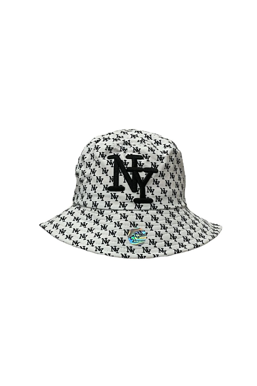 Black and green New York cap with small spots of hyper original paint - 2