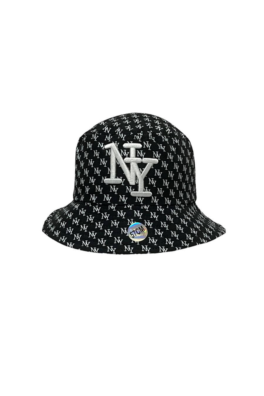 Black and green New York cap with small spots of hyper original paint - 1