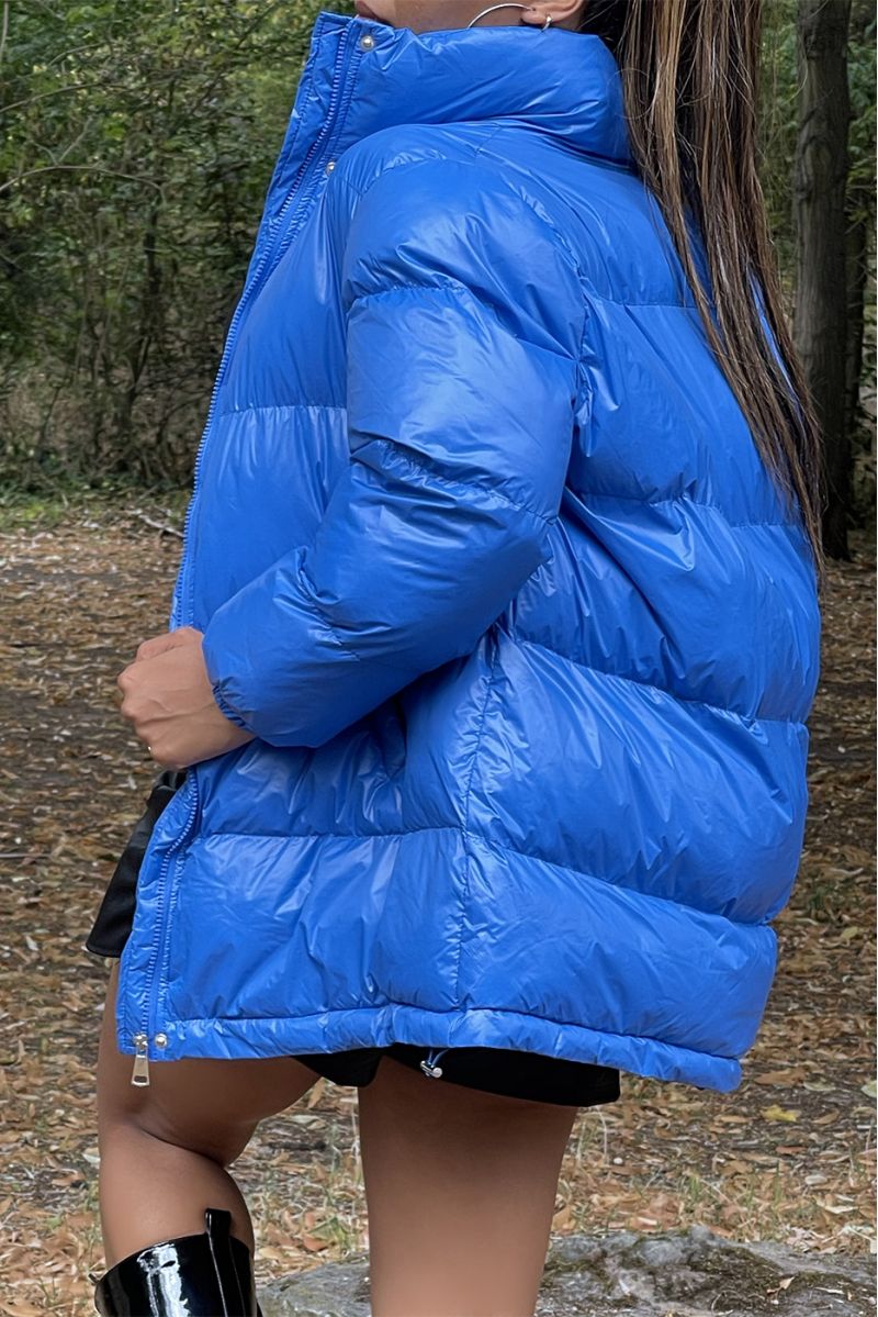 Well rounded and waterproof royal down jacket - 3