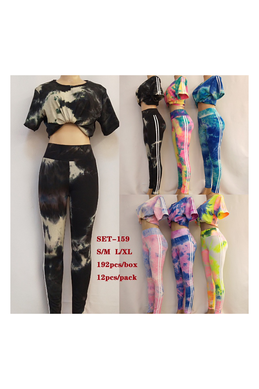Fitness tie and die set x12 - 1