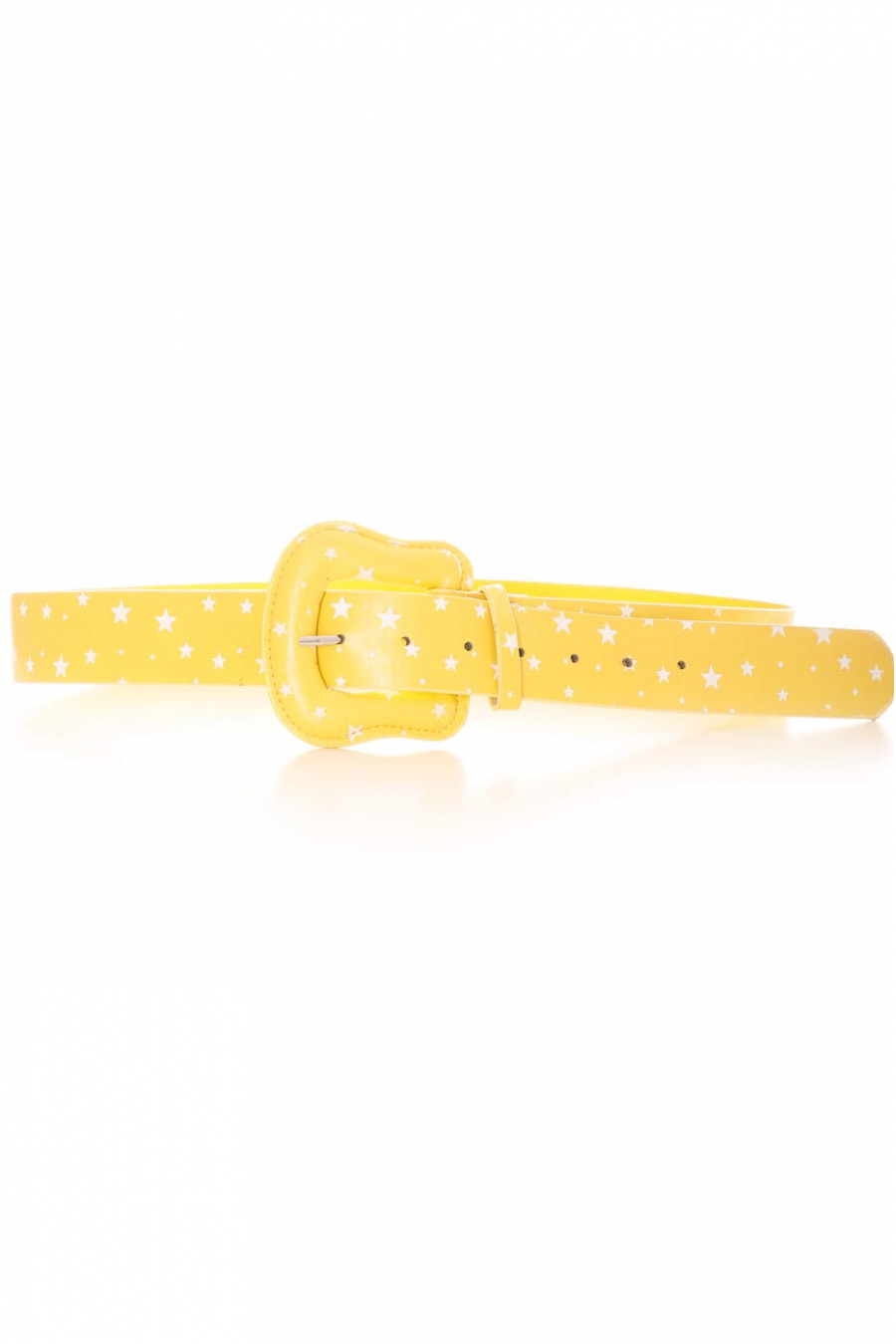 Yellow belt with white stars pattern. Accessory BG-P009 - 1