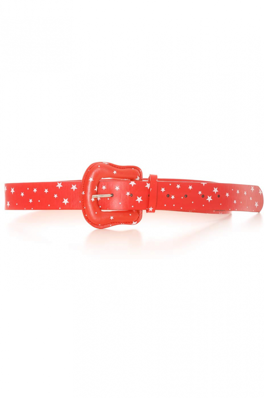 Red belt with white stars pattern. Accessory BG-P009 - 1