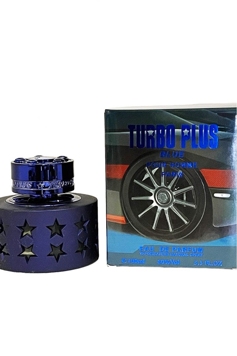 Eau de parfum natural spay vaporisateur Turbo plus blue  100ml - 1