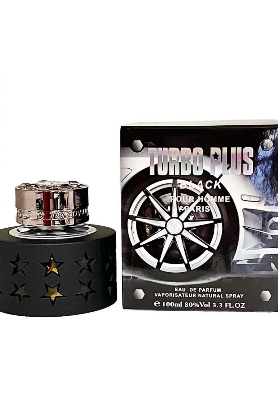 Eau de parfum natural spay Turbo plus black spray 100ml - 1