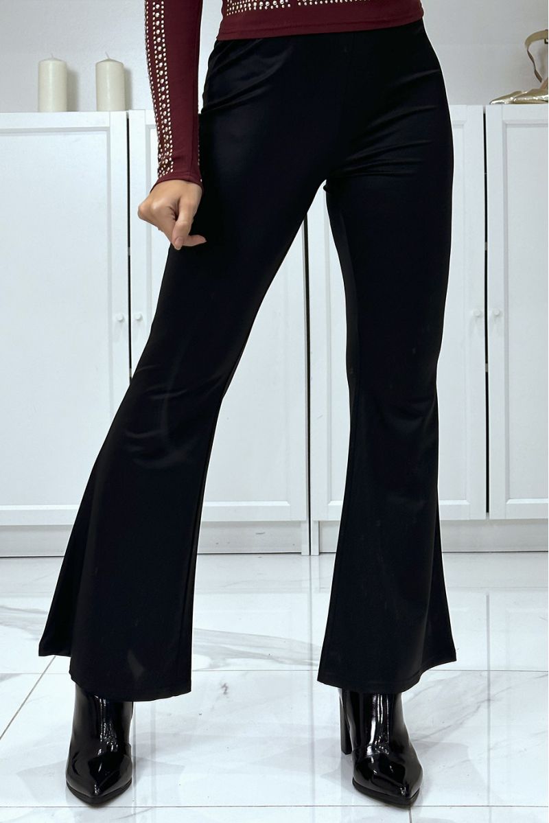 Black eph leg pants very stretchy shiny material - 4
