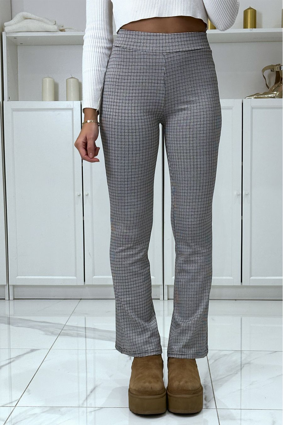 Duck pants with eph leg check pattern - 2