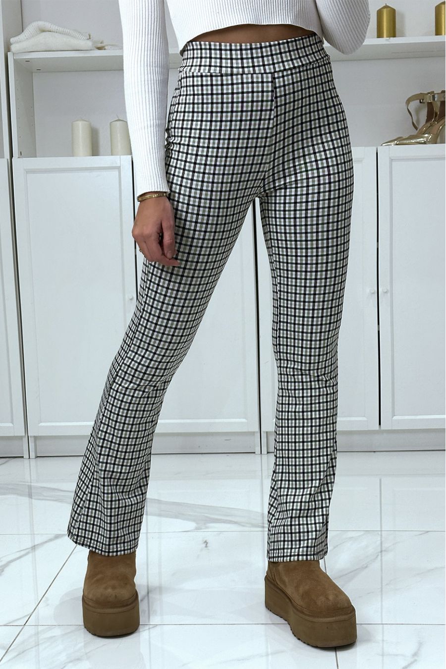Duck pants with eph leg check pattern - 2