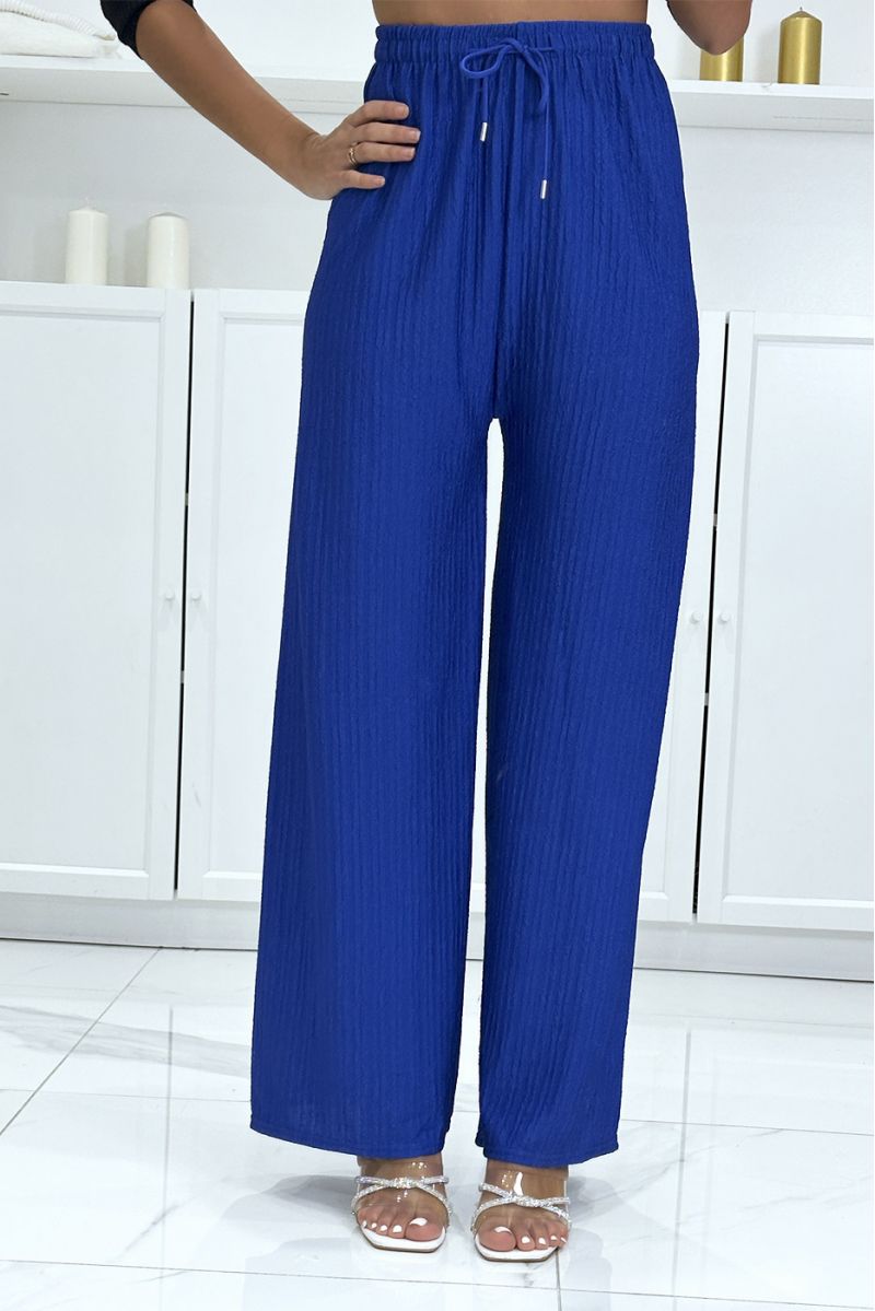 Trendy and chic royal palazzo pants - 1