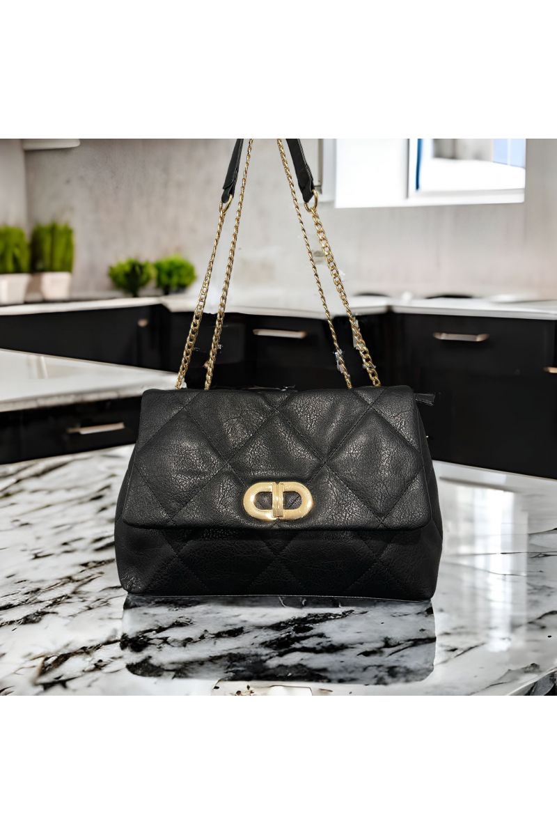 Inspired black handbag - 1