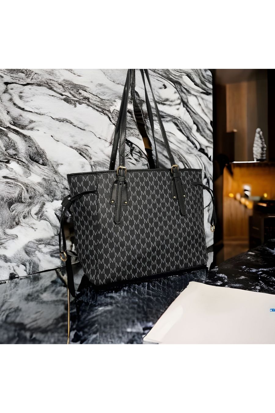 Sac à main noir inspi - 1