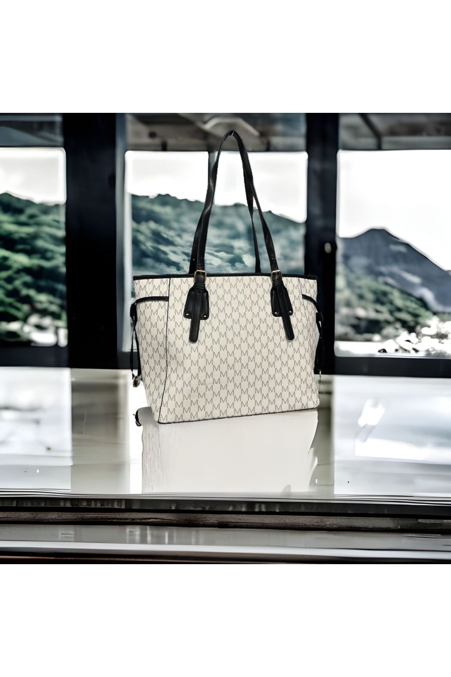 Sac à main blanc inspi - 1