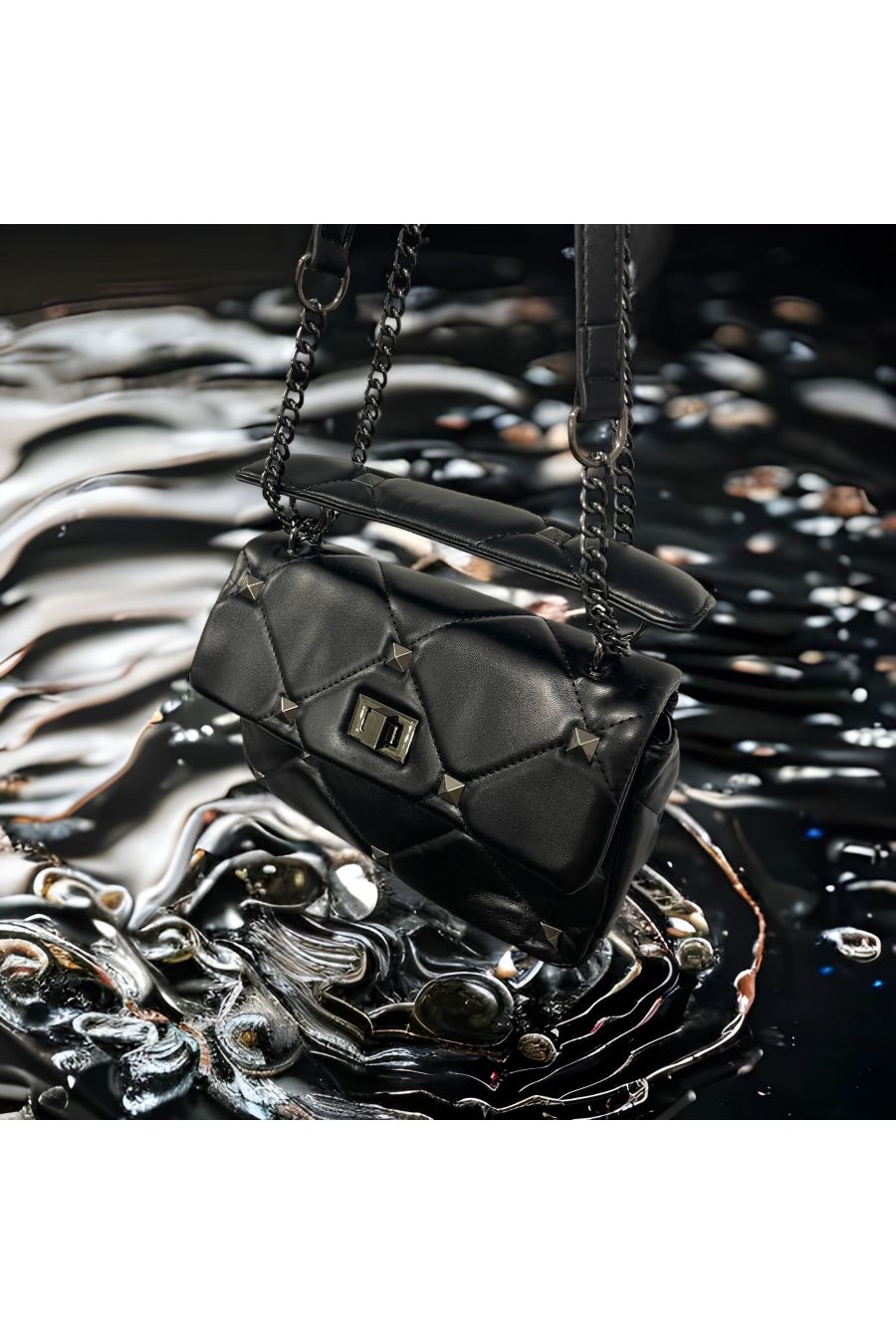 Sac à main noir inspi  - 3