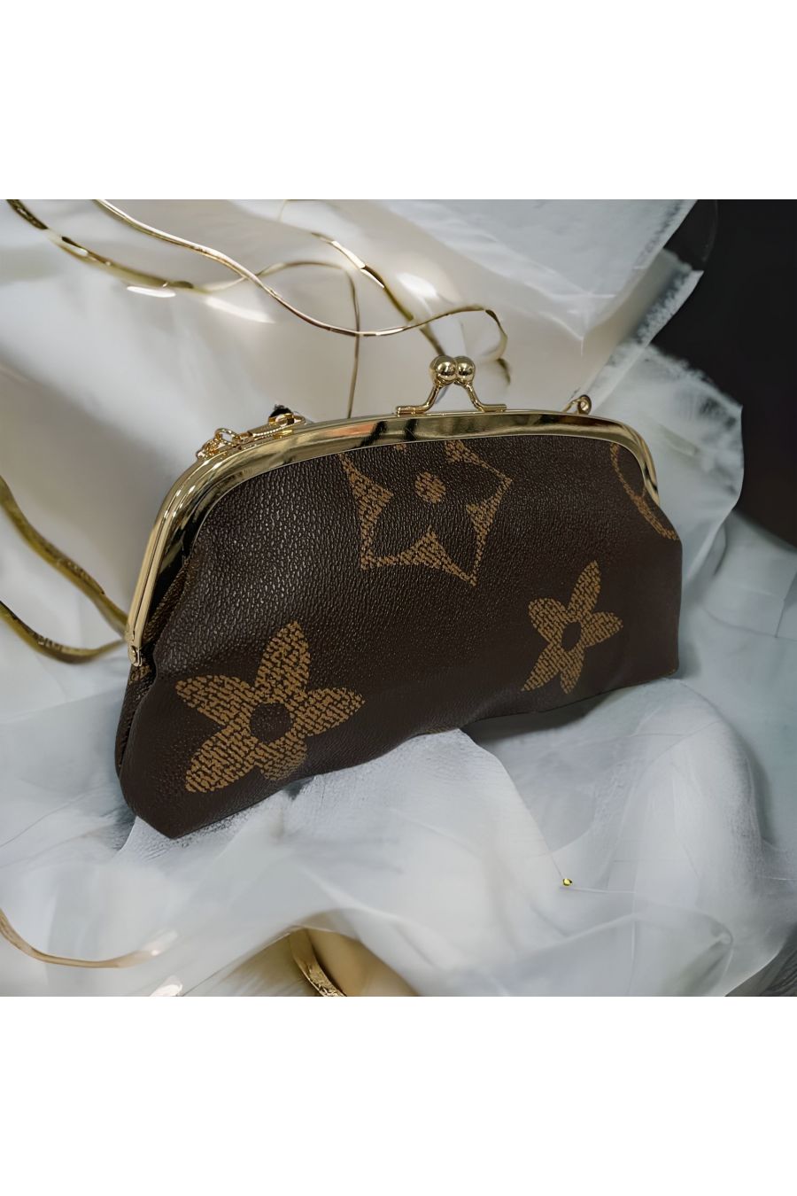 Inspired brown coin purse - 1