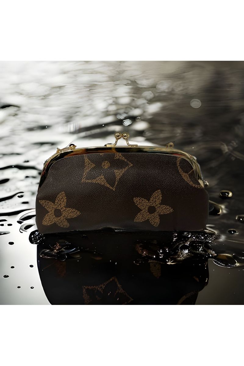 Inspired brown coin purse - 2