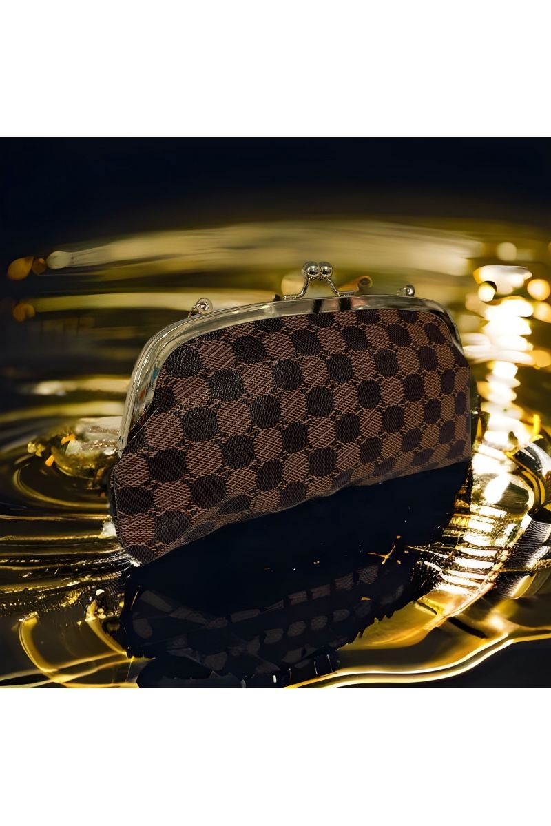 Inspired brown coin purse - 2