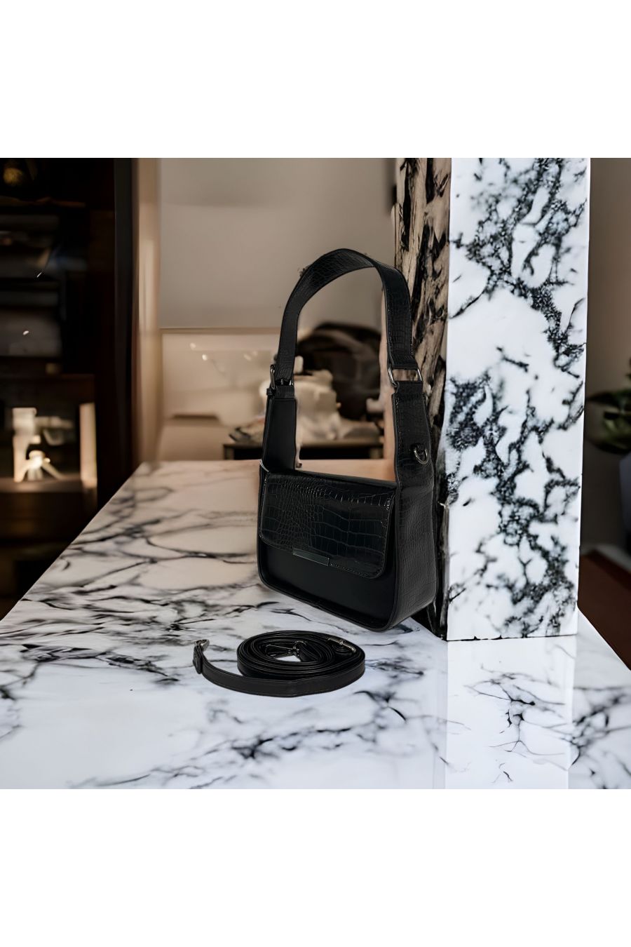 Sac à main noir inspi  - 1